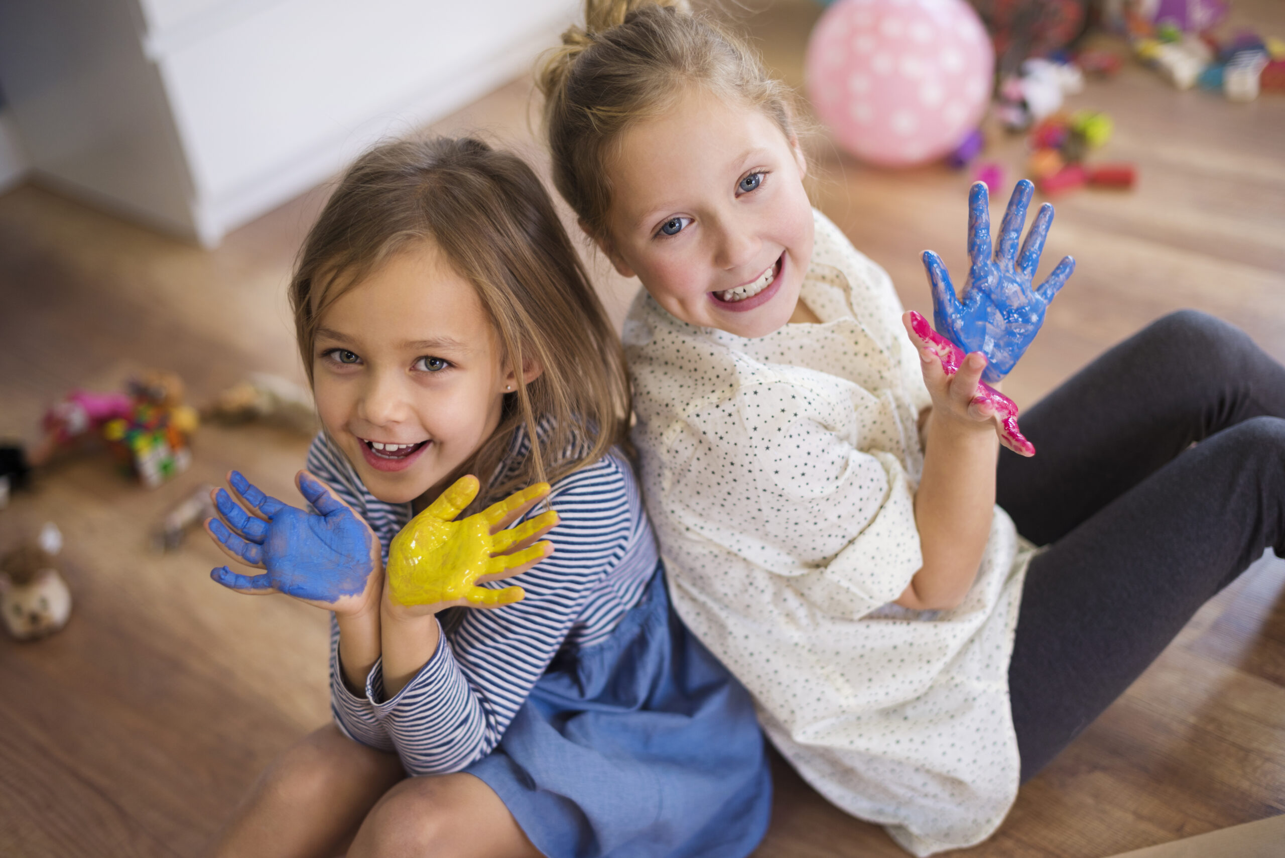 Modern kindergarten classroom